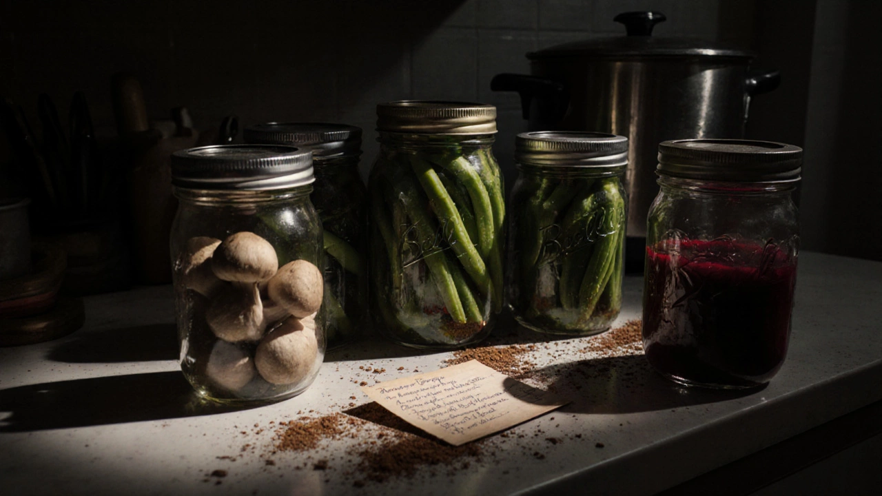 Какие продукты могут стать причиной ботулизма при консервации овощей?